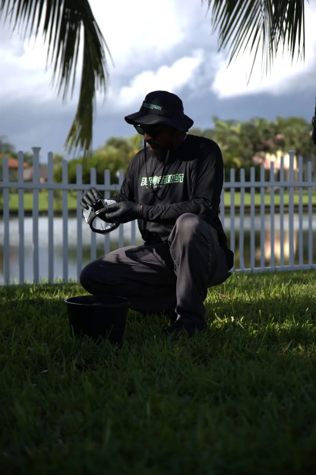 BUGSTINCT technician raising the pest control standard